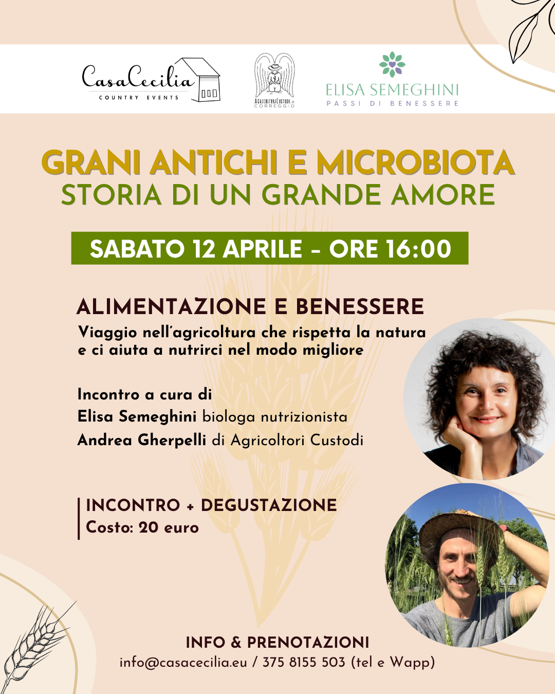 GRANI ANTICHI E MICROBIOTA Aprile 1